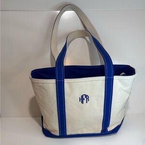 L.L. Bean Boat and Tote Zip Top Long Handle